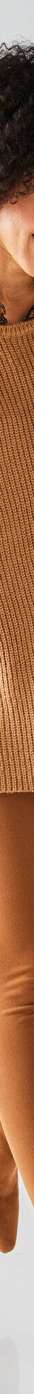 Pull tunique sans manches, maille anglaise toucher doux (caramel) Pull tunique sans manches, maille anglaise toucher doux (caramel)